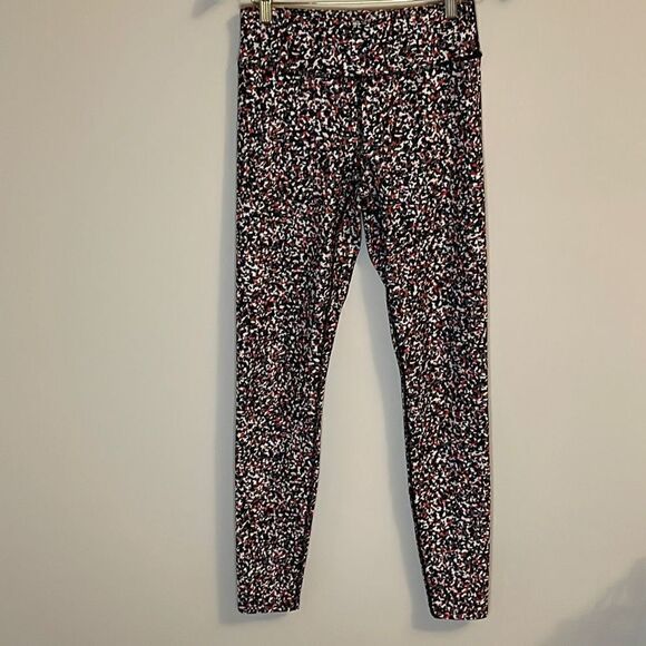 Joy‎ Lab Athletic Leggings.Size Medium. Red/Black/White Confetti - Picture 3 of 6